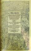 BIBLES, etc.  1551  The Byble.  Matthew version.  General, Hagiographa, and NT titles in facsimile; lacks 15 other leaves.